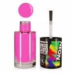 Лак для ногтей TF Color Gel 7days тон 314 Neon Barbie Hype/малиново-розовый яркий 8мл
