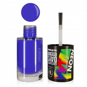 Лак для ногтей TF Color Gel 7days тон 321 Neon Ultramarine/ярко-синий электрик 8мл