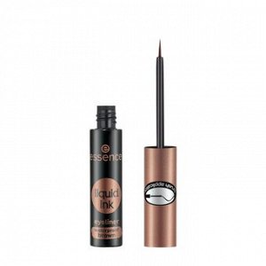Подводка д/глаз essence liquid ink eyeliner wp водостойкая коричневый т.02