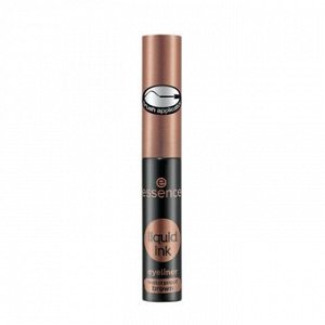 Подводка д/глаз essence liquid ink eyeliner wp водостойкая коричневый т.02