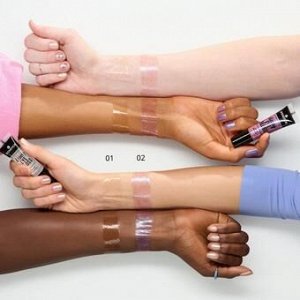 Тени для век essence Жидкие с мерцанием dewy Eye Gloss liquid shadow 01