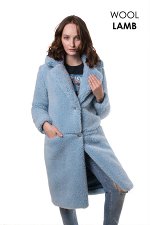 ЭКОШУБКА CLASSIC 100см ГОЛУБОЙ