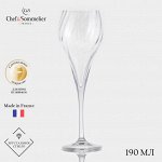 Бокал-флюте для шампанского Chef&amp;Sommelier SYMETRIE, 190 мл, стекло