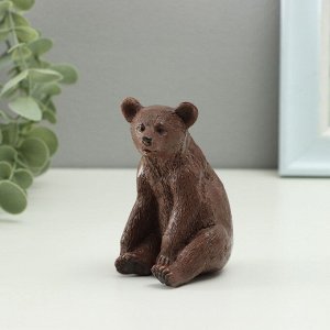 Хорошие сувениры Фигура &quot;Медведь сидит&quot; 9х5см, коричневый