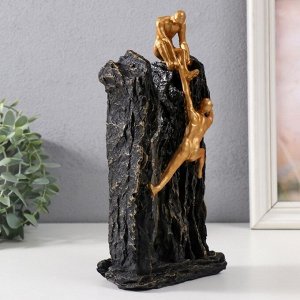 Фигурка полистоун «Скалы. Взаимопомощь», под золото, 12.3x8x25.5 см