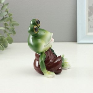 Фигурка полистоун TAKE IT EASY «Лягушка с ромашкой», 7x9.5x11.5 см