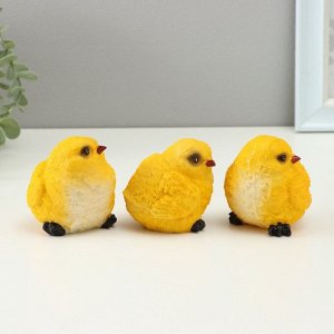 Набор фигурок TAKE IT EASY «Цыпленок», 3 шт., 6x6x6 см