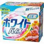 Nihon Стиральный порошок &quot;White Bio Plus Antibacterial&quot; (с кондиционером, цветочный аромат) 0,8 кг / 10