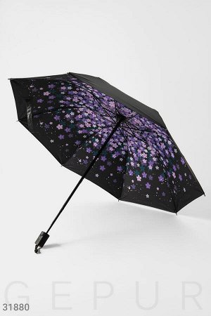 Зонт с цветочным рисунком