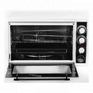 Мини-печь "Чудо Пекарь" ЭДБ-0124, 1500 Вт, 39 л, таймер, гриль, белая