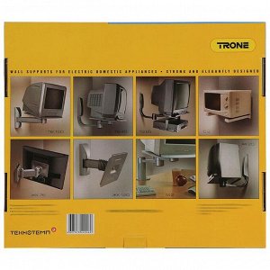 Кронштейн Trone С 2, для микроволновой печи, регулируемый, до 40 кг, 300-500 мм, белый