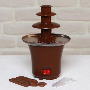 Набор «Шоколадный фонтан»: автомат для приготовления фондю, палочки, инструкция, рецепты