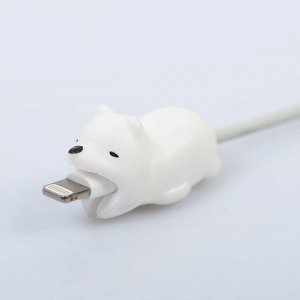 Протектор для провода «Белый медвежонок», 4 х 2 см