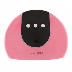 Лампа для гель-лака LuazON LUF-17, LED, 24 Вт, 8 диодов, таймер 60/90/120 с, USB, розовая