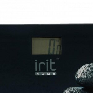 Весы напольные Irit IR-7257, электронные, до 180 кг, 2хААА, стекло, рисунок "бамбук и камни"