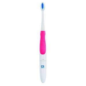 Электрическая зубная щётка CS Medica CS-161, звуковая, 22000 дв/мин, 2 насадки, розовая