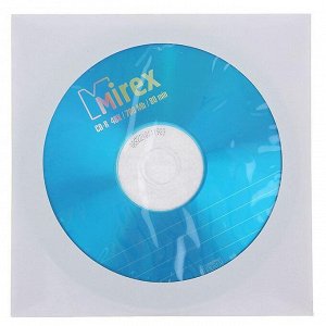 Диск CD-R Mirex Standard, 48x, 700 Мб, конверт, 1 шт