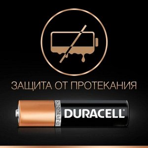 Батарейка алкалиновая Duracell Basic, AAA, LR03-2BL, 1.5В, блистер, 2 шт.