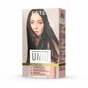 Estel Краска для волос тон 5/7 светлый шатен коричневый без аммиака ESTEL Uniq Sense 125мл