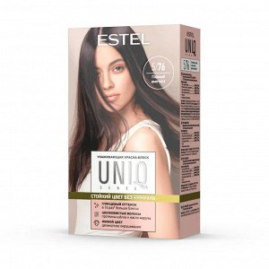 Estel Краска для волос тон 5/76 светлый шатен коричнево-фиолетовый без аммиака ESTEL Uniq Sense 125мл