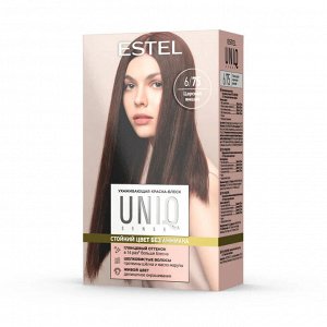 Estel Краска для волос тон 6/75 тёмно-русый коричнево-красный без аммиака ESTEL Uniq Sense 125мл