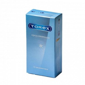 Презервативы Torex, продлевающие, с бензокаином, 12 шт.