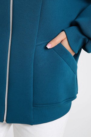 Толстовка Варианты расцветки: петроль, голубой, коричневый
Ткань: футер 3-х нитка с начесом, Соостав: 80% хлопок/ 20% п/э
Толстовка на молнии c капюшоном и двумя вместительными карманами. Идеально под