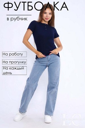 86100 Футболка женская с кнопками
