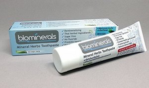 Тайская зубная паста Biominerals Mineral herbal Toothpaste 100 g., Минеральная зубная паста, восстанавливающая эмаль 100 гр.