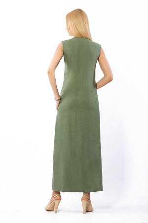 Платье женское Верона длинное модель 321/3 светло-зеленое