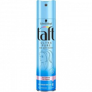 Taft Лак для волос Ultra Pure сверхсильная фиксация 225 мл