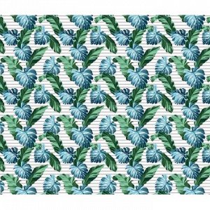 Пляжное полотенце Тропики, зеленый (ТТ 3014-1)