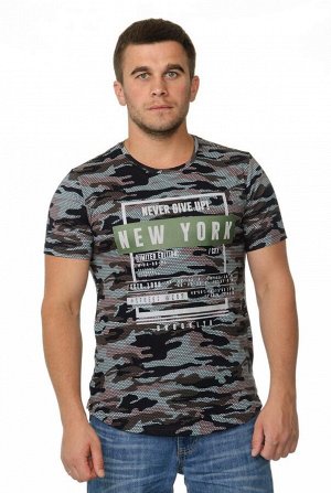 Мужская футболка камуфляж New york.