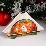 Салфетница «Крыска», счастливого года, 4-11,5-8 см