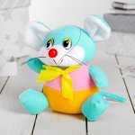 Мягкая игрушка &quot;Мышонок с бантиком&quot; цвета МИКС
