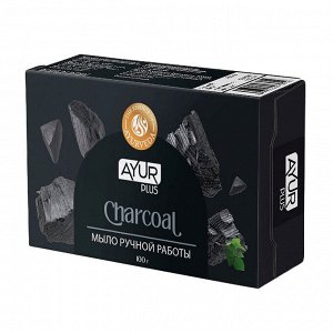 AYUR PLUS Hand made soap charcoal Мыло ручной работы 100г