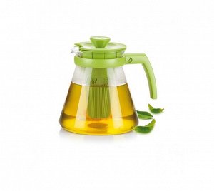 "TEO" Чайник 1,25 л, с ситечками для заваривания, зеленый, 646623-25