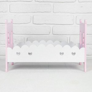 Кровать для кукол "Для принцессы" 41,5-25,5-27 см