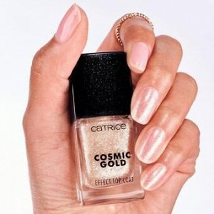 Покрытие д/ногтей Catrice Топовое Cosmic Gold Effect Top Coat 030