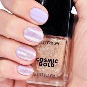 Покрытие д/ногтей Catrice Топовое Cosmic Gold Effect Top Coat 030