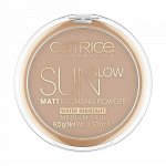 Пудра компактная Catrice с эффектом загара матирующая sun glow matt bronzing powder 030 бежевый