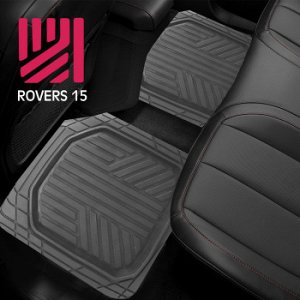 Коврики а/м CARFORT &quot;Rovers 15&quot; резина, ванночка, к-т 4шт. Black