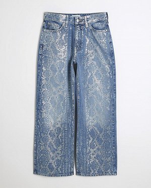 Джинсы Petite Blue Relaxed Straight Snake
