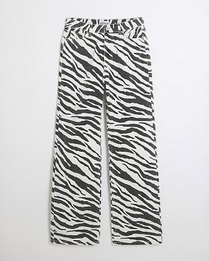 Свободные прямые джинсы Black Zebra