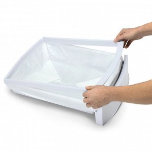 IMAC био-туалет для кошек ZUMA  40х56х42,5h см, светло-серый