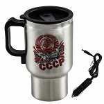 Серебристая термокружка «СССР» – и чай-кофе в машине заварить, и быстрым супчиком перекусить №2