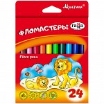 Фломастеры Гамма &quot;Мультики&quot;, 24цв., смываемые, картон. упак., европодвес