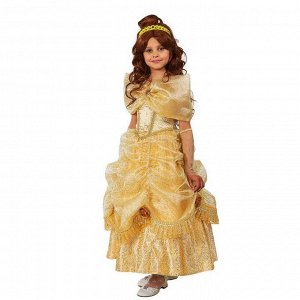 Карнавальный костюм «Принцесса Белль», бархат, размер 36, рост 140 см