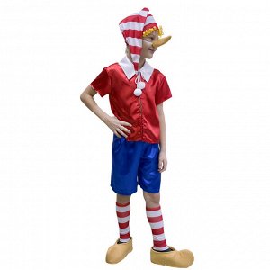 Карнавальный костюм "Буратино", текстиль, р-р 28, рост 110 см