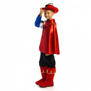 Детский карнавальный костюм "Кот в сапогах", рост 110 см